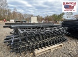 (18) 6'x4' Assorted Fence Panels / (2) Curved