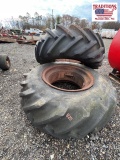 (2) Good Year16.9-24 Wheels and Tires