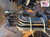 (6) Assorted Clamps