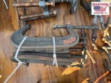 (6) Assorted Clamps