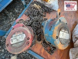 (2) 1 Ton Chain Hoist