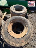 (4) 8-14.5 Wheel & Tires