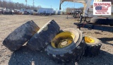(4)10-16.5 Wide Wall Tires and Wheels