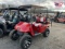 Lifted 36 Volt EZ GO Golf Cart Red & White
