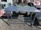 2 Shelf Stainless Steel Table on Wheels 50x24x30