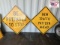 Be Prepared To Stop & New Traffic Pattern Ahead