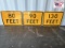 80 Feet, 90 Feet & 130 Feet Signs