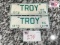 Lot of 2 1974 Troy NC Town Tags