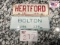 Lot of 2 Town Tags Hertford & Bolton