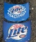 2 Miller Lite Racing Advertisment Hoods