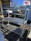 60 x 24 x 48 Rolling 3 Shelf Aluminum Cart