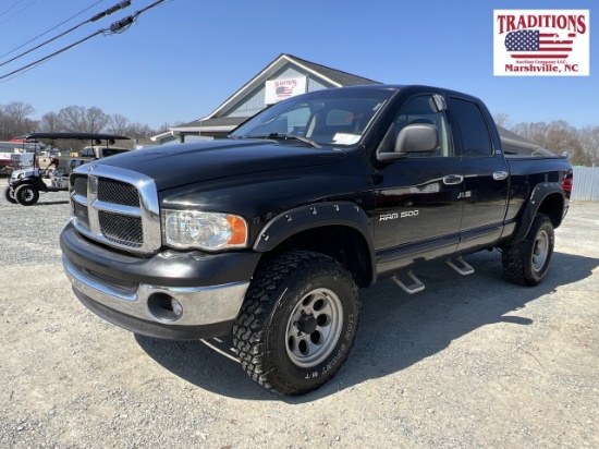 2002 Dodge 1500 4x4 VIN 3278