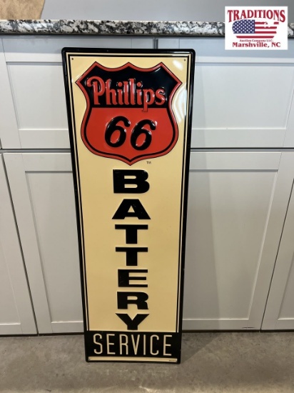 Phillips 66 Battery Service 14 x 42