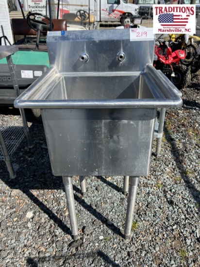 NSF Stainless Steel Sink 24x24x44