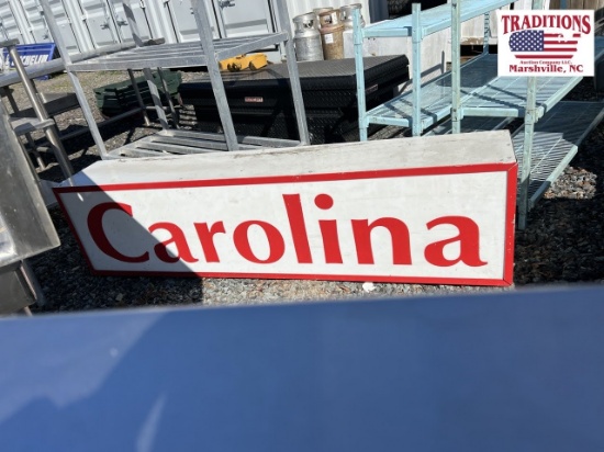 Carolina light up Sign 12x72x18