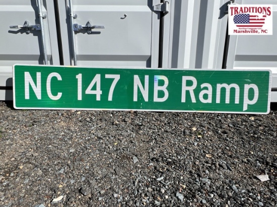 NC 147 NB Ramp Sign
