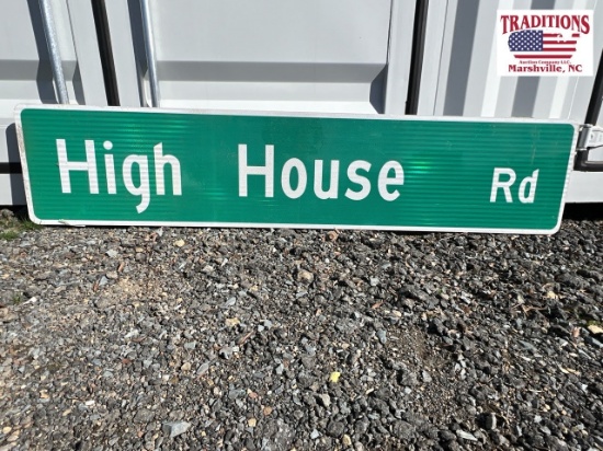 High House Rd Sign