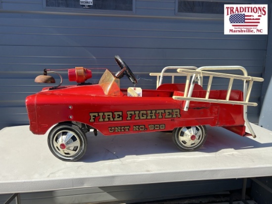 Fire Fighter Themed Pedal Car