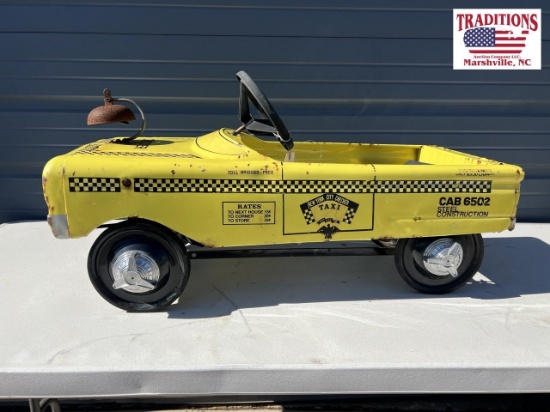 NY Taxi Cab Themed Pedal Car