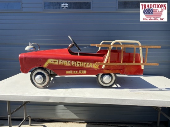 Fire Fighter Themed Pedal Car