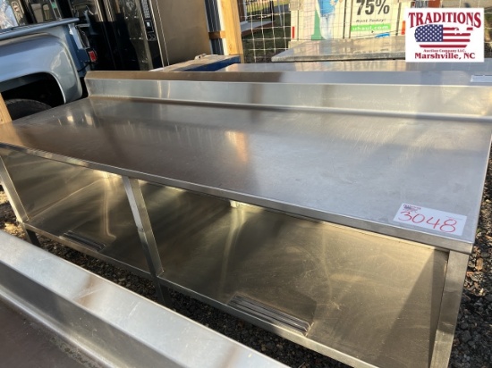 NSF Stainless Prep Table 84x30x35