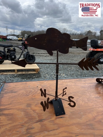 Fish weathervane