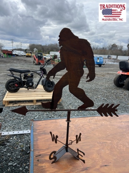 Sasquatch weathervane