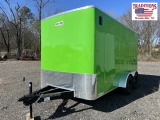 2024 7x14 Carry On Green Cargo Trailer VIN 4603