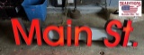 6ft Lit Main St Sign