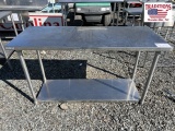 24x60x34 Stainless Steel Table