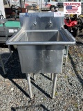 NSF Stainless Steel Sink 24x24x44