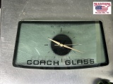 Coach Glass Clock 17x8.5