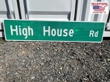 High House Rd Sign