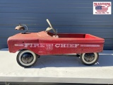 Fire Chief Themed Pedal Car