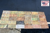 Lot of 30 North Carolina Tags