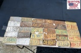 Lot of 30 North Carolina Tags