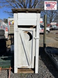 Homemade Wood Outhouse 32x30x78