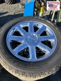 Set of 4 GMC Wheels w Goodyear 275/55R20 Tires