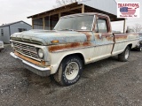 1968 Ford F100 Ranger VIN 7894