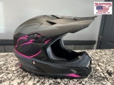 O'Neal XXL Black and Pink DOT Helmet