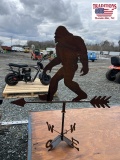 Sasquatch weathervane