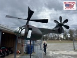 Camouflaged Helicopter Whirligig