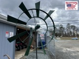 Green Windmill Whirligig