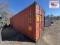 40ft x 9ft 6in Shipping Container - Red