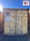 20ft x 8ft x 8ft Shipping Container - Yellow