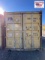 20ft x 8ft x 8ft Shipping Container - Yellow