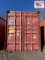 40ft x 9ft 6in Shipping Container - Red