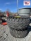 (2) Carlisle AT22.5x10-8 Tires on Rims