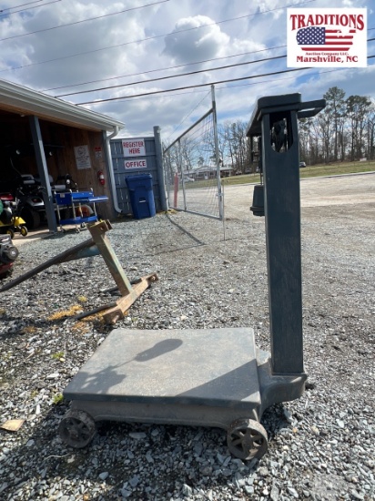 Platform Scales with Weights