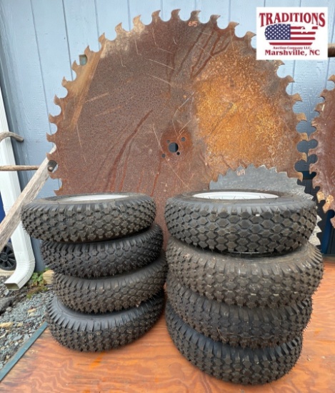 (8) 4.80x4.00-8  Tires / Rims
